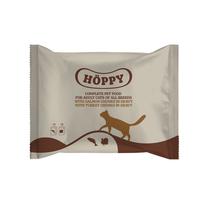 Šlapias kačių maistas Höppy, kalakutiena/lašiša, 0.1 kg x 4 vnt.