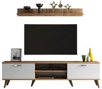 Sekcija Kalune Design TVU0103, balta sp./pušies sp, 180 cm x 35 cm x 48 cm