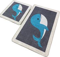 Vonios kilimėlių rinkinys Foutastic Delfino 359CHL5346, įvairių spalvų, 100 cm x 60 cm