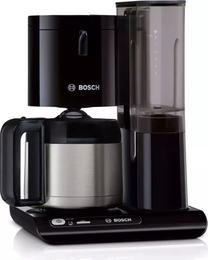Filtra kafijas automāts Bosch Styline TKA8A053, melns krās.