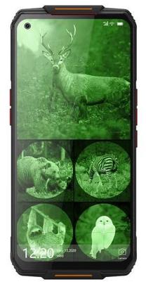 Mobilais telefons OukiTel WP7, 128 GB, melns krās.