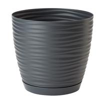 Puķu pods Form Plastic Petit 3000, plastmasa, Ø 10.7 cm, pelēka krās.