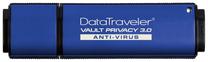 USB atmintinė Kingston DataTraveler Vault Privacy 3.0 Anti-Virus, 16 GB