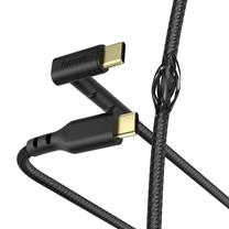 Kabelis Hama Reflect CHA-DAT-CAB USB Type-C, USB Type C, 1.5 m, melna krās.