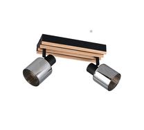 Valgusti lagi ja seinad Reality Spot R86532032, E14, 1 x 40 W, must v./puidu v. / must v.