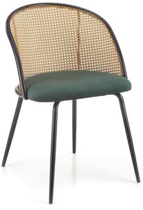 Valgomojo kėdė K508, matinė, tamsiai žalia sp., 54 cm x 57 cm x 78 cm