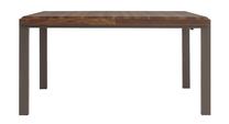Stalas išskleidžiamas, pilka sp./riešuto sp., 140 cm x 90 cm x 76 cm