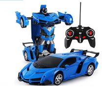 RC трансформатор 2In1 12817, 21 см, универсальный, синий цв.