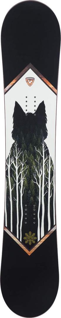 Snieglentė Rossignol Myth, balta sp./juoda sp./žalia sp., 154 cm x 24 cm