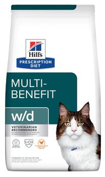 Sausas kačių maistas Hill's Prescription Diet Multi-Benefit w/d, vištiena, 3 kg