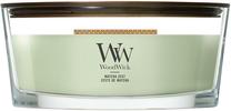 Žvakė, aromatinė WoodWick Matcha Zest, 40 - 65 h, 453 g, žalia sp.