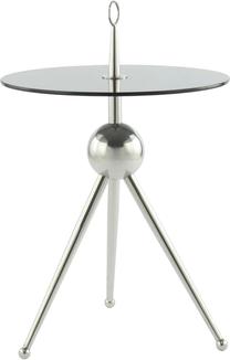 Kavos staliukas Kayoom Ontario 325, sidabro sp./pilka sp., 46 cm x 46 cm x 53 cm