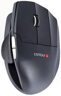 Kompiuterio laidinė pelė Contour Unimouse Left Hand, juoda sp.