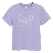 T-krekls, neformāls pavasaris/vasara, meitenēm Cool Club CCG2820731, violeta krās., 158 cm