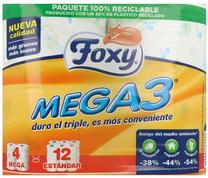 Tualetinis popierius Foxy Mega 3, 3 sl, 4 vnt.