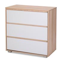 Bērnu kumode Klups Dalia, dižskābarža krās./pelēka krās., 80 cm x 45 cm x 81 cm