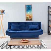 Sofa-lova Hanah Home Kelebek 867UNQ1304, mėlyna sp., 85 x 190 cm x 85 cm