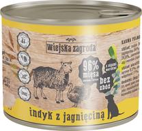 Märg koeratoit Wiejska Zagroda Trkey with Lamb, lambaliha/kalkun, 0.2 kg