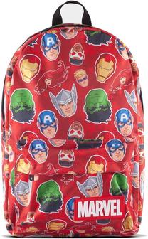 Skolas mugursoma Licenced Marvel Comics Characters All Over Print, daudzkrāsaina, 46 cm x 13 cm x 30 cm