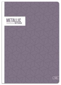 Sąsiuvinis Lastva Metallic, linijomis, A5, 52 lapų, (spalva/dizainas parenkami atsitiktine tvarka)