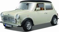Игрушечная машина Bburago Mini Cooper 1969 441348, черный цв./бежевый цв.