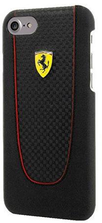 Telefona vāciņš Ferrari, melna krās., Apple