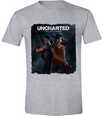 Футболка, мужские Licenced Uncharted, серый цв., l