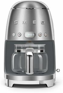Filtra kafijas automāts Smeg 50's Style DCF02SSEU, sudraba krās.
