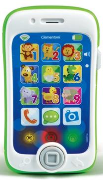 Игрушечный телефон Clementoni Baby Touch & Play, 20 см, многоцветный