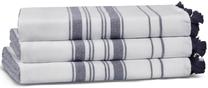 Vannas dvielis Foutastic One Side Striped 581CAN1337, zilimelns krās., 90 cm x 50 cm