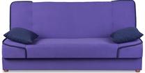 Sofa-lova Platan Maxim II 06, mėlyna sp./violetinė sp., 188 x 85 cm x 90 cm