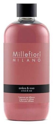 Домашний ароматизатор, ароматические палочки Millefiori Milano Ambra & Rose, 500 мл