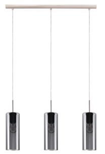Valgusti rippuv Eglo Selvino 98695, E27, 3 x 15 W, läbipaistev v. / satiin nikkel v.