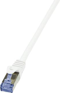 Провод Logilink Patch Cat.6A from Cat.7 600 MHz S/FTP PIMF PrimeLine RJ-45 8P8C, RJ-45 8P8C, 0.5 м, белый цв.