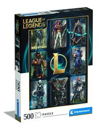 Dėlionė Clementoni League Of Legends 35122, 49 cm x 36 cm, 500 vnt., įvairių spalvų