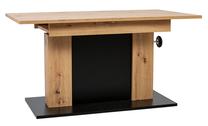 Журнальный столик Meya, коричневый цв./черный цв., 110 - 150 см x 65 см x 58 - 74 см
