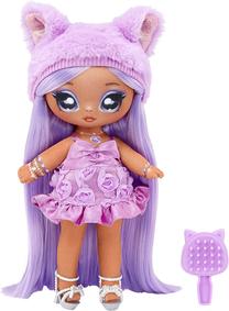 Кукла MGA Na! Na! Na! Surprise Sweetest Gems Valentina Lovely 582496, 19 см, фиолетовый цв.