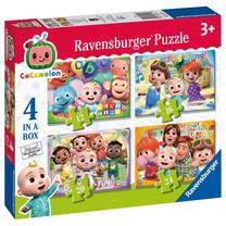 Пазл 4in1 Ravensburger Cocomelon 3113, 14 см x 19 см, 72 шт., многоцветный