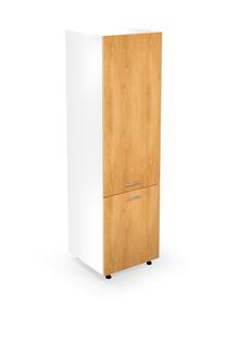 Virtuvinė spinta Vento DP-60/214, ąžuolo sp./balta sp., 56 cm x 60 cm x 214 cm