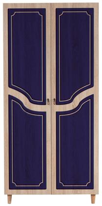 Spinta Kalune Design Stil 620, mėlyna sp./sonoma ąžuolo sp., 90 cm x 52 cm x 192 cm