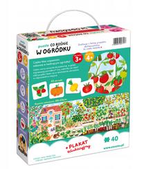 Пазл CzuCzu What Grows In The Garden, 23 см x 66 см, 40 шт., многоцветный