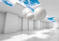 Фотообои Artgeist Architecture Of The Future 3XLFT1391SAM, 256 см x 256 см
