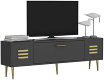 TV galds Kalune Design Paradise, antracīta krās./zelta krās., 29.6 cm x 140 cm x 45 cm