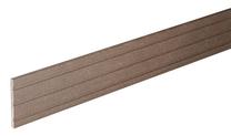 Отделочный профиль WPC Bergdeck, древесно-пластиковый композит (wpc), 240 см x 6 см x 0.5 см, коричневый цв.