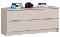 Komoda Akord K120 4SZ CLP PK, kašmyro sp., 55 cm x 120 cm x 40 cm