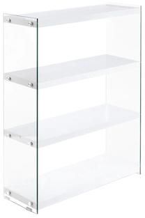 Pastatoma lentyna Kayoom Elementary 125, skaidri sp./balta sp., 113 cm x 29.5 cm x 83 cm