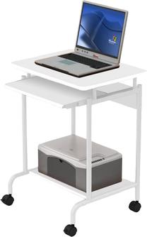 Arvutilaud Techly Compact 105926, 60 cm x 45 cm, 75 cm, valge v.