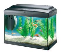 Akvariumas Ferplast Cayman 40, juoda sp., su įranga, 24 l