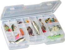 Makšķerēšanas kaste Jaxon Fishing Box RH-100, 29 cm, caurspīdīga krās.