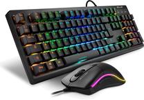 Vadu tastatūras un peles komplekts Sharkoon Skiller SKILLER SGB30 Huano Red, EN, melna krās.